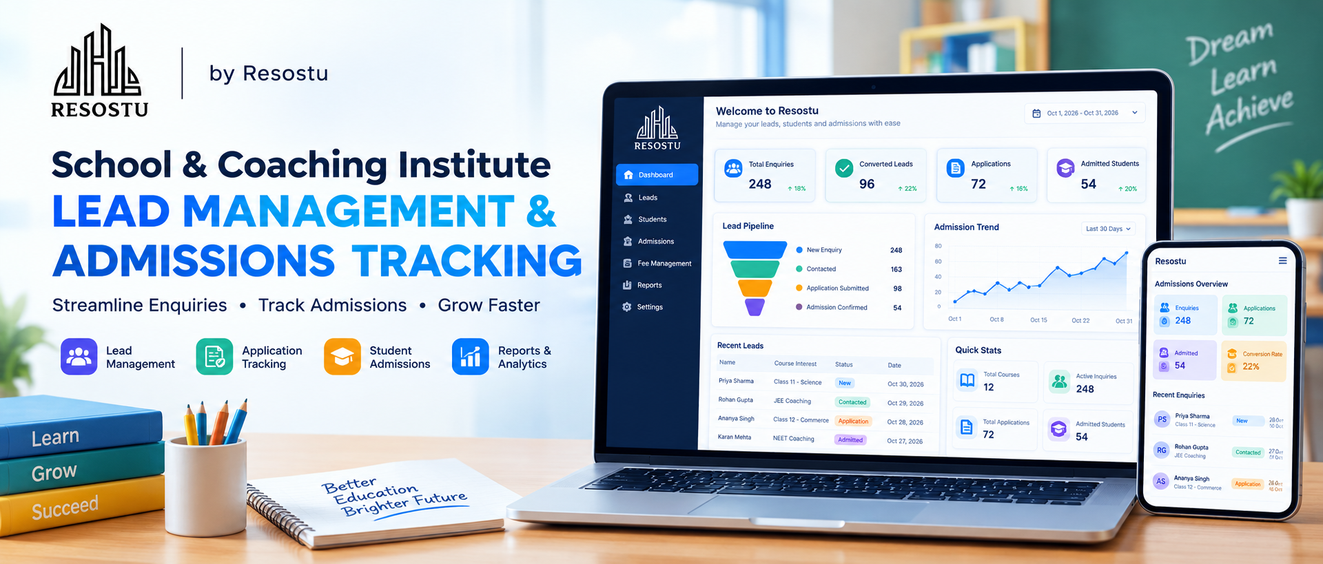 From Inquiries to Full Batches: Smart Lead Management and Admissions Strategies for Multi-Disciplinary Educational Institutes