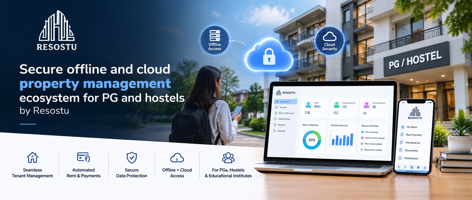 How Resostu Builds a Secure Offline Ecosystem for Modern PGs and Hostels